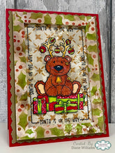 Woodware A6 Clear Stamp Set - Reindeer Costume