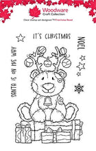 Woodware A6 Clear Stamp Set - Reindeer Costume