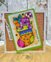 Woodware A6 Clear Stamp Set - Bertie's Stocking