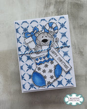 Woodware 6 x 6 Stencil - Quilted