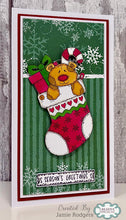 Woodware A6 Clear Stamp Set - Bertie's Stocking