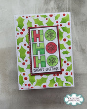 Woodware A6 Clear Stamp Set - Ho Ho Ho