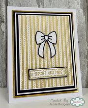 Woodware A6 Clear Stamp - Patchwork Stripes