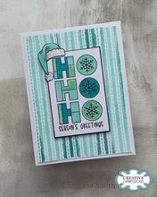 Woodware A6 Clear Stamp - Patchwork Stripes