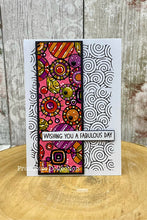 Woodware A6 Clear Stamp - Faded Spirals