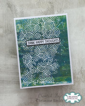 Woodware A6 Clear Stamp - Faded Spirals