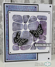 Woodware A6 Clear Stamp - Fine Lines