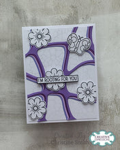 Woodware A6 Clear Stamp Set - Blooms
