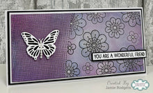 Woodware A6 Clear Stamp Set - Blooms