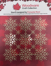 Woodware 6 x 6 Stencil - Snowflake Trellis