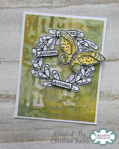 Woodware 6 x 6 Stencil - Roots