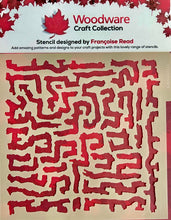 Woodware 6 x 6 Stencil - Roots