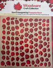 Woodware 6 x 6 Stencil - Funky Dots