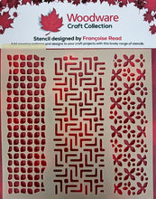 Woodware 6 x 6 Stencil - Garden Mosaic