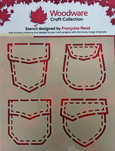 Woodware 6 x 6 Stencil - Pocket Templates