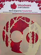 Woodware 6 x 6 Stencil - Moonlit Forest