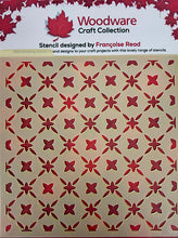 Woodware 6 x 6 Stencil - Quilted
