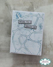 Woodware 6 x 6 Stencil - Small Doodle Template Two
