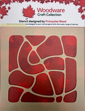 Woodware 6 x 6 Stencil - Small Doodle Template Two