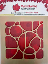 Woodware 6 x 6 Stencil - Small Doodle Template Three