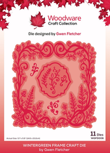 Woodware Die Set - Wintergreen Frame