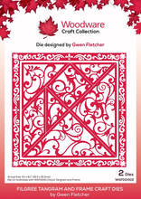 Woodware Die Set - Filigree Tangram and Frame