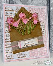 Woodware A6 Clear Stamp Set - Wild Iris