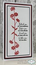 Woodware A6 Clear Stamp Set - Wild Iris