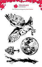 Woodware A6 Clear Stamp Set - Moonlit Whispers
