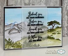 Woodware A6 Clear Stamp Set - The Summit
