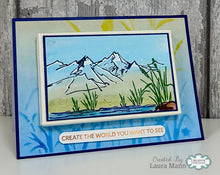 Woodware A6 Clear Stamp Set - The Summit