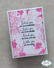 Woodware A6 Clear Stamp Set - Nature's Peace