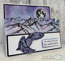 Woodware A6 Clear Stamp Set - On Silent Wings