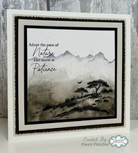 Woodware A6 Clear Stamp Set - On Silent Wings