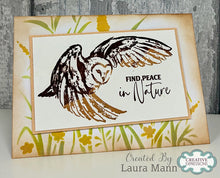 Woodware A6 Clear Stamp Set - On Silent Wings