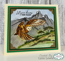 Woodware A6 Clear Stamp Set - On Silent Wings
