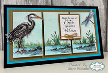 Woodware A6 Clear Stamp Set - Nature's Peace