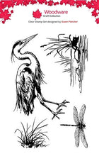 Woodware A6 Clear Stamp Set - The Fisherman