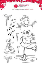 Woodware A6 Clear Stamp Set - Bob