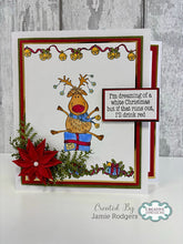 Woodware A6 Clear Stamp Set - Roxy