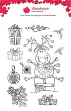 Woodware A6 Clear Stamp Set - Roxy
