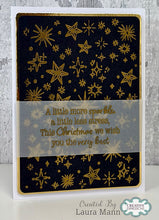 Woodware A6 Clear Stamp - Celestial Star Background