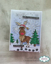 Woodware A6 Clear Stamp - Celestial Star Background