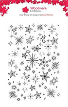 Woodware A6 Clear Stamp - Celestial Star Background