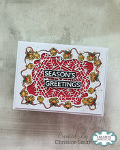 Woodware A6 Clear Stamp Set - Festive Garlands