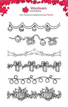 Woodware A6 Clear Stamp Set - Festive Garlands