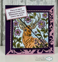 Woodware A6 Clear Stamp Set - Forest Stag