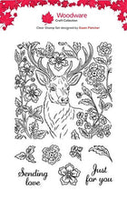 Woodware A6 Clear Stamp Set - Forest Stag