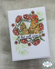 Woodware A6 Clear Stamp Set - Regal Rooster