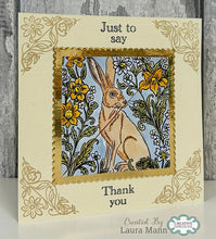Woodware A6 Clear Stamp Set - Watchful Hare